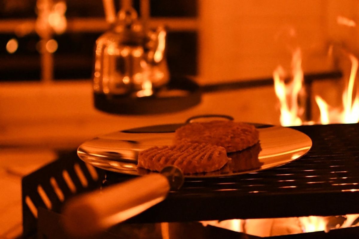 Grillhytte 7 Royal - Buet væg